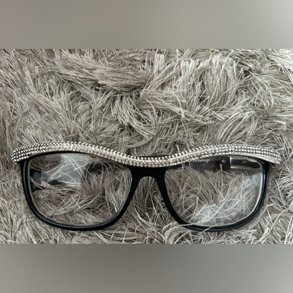 Anna Karin karlsson glasses crystal frames kiki on the string accessory eyewear